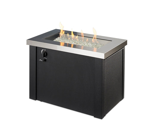 The Outdoor Greatroom Fire Pit Table The Outdoor Greatroom - Stainless Steel Providence Rectangular Gas Fire Pit Table  - PROV-1224-SS
