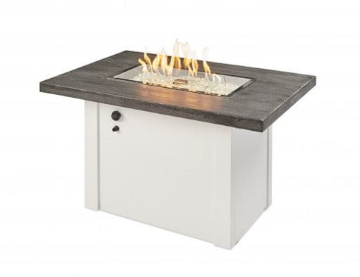 The Outdoor Greatroom Fire Pit Table The Outdoor Greatroom - Stone Grey Havenwood Rectangular Gas Fire Pit Table - HVGG-1224-K