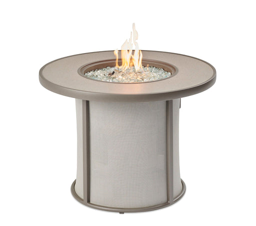 The Outdoor Greatroom Fire Pit Table The Outdoor Greatroom - Stonefire Round Gas Fire Pit Table - SF-32-GRY-K