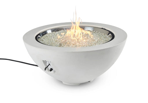 The Outdoor Greatroom Fire Pit Table The Outdoor Greatroom - White Cove 42" Round Gas Fire Pit Bowl - CV-30WT