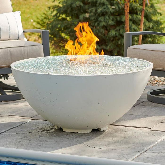 The Outdoor Greatroom Fire Pit Table The Outdoor Greatroom - White Cove 42" Round Gas Fire Pit Bowl w/Direct Spark Ignition (NG) - CV30WTDSING
