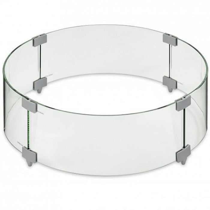The Outdoor Greatroom Glass Wind Guard The Outdoor Greatroom - 25" Round Glass Wind Guard - GG-25-R