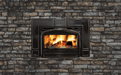 Timberwolf Wood Fireplace Insert Timberwolf - Timberwolf Wood Fireplace Insert, Cast Iron Surround and Door - TI3TN-1