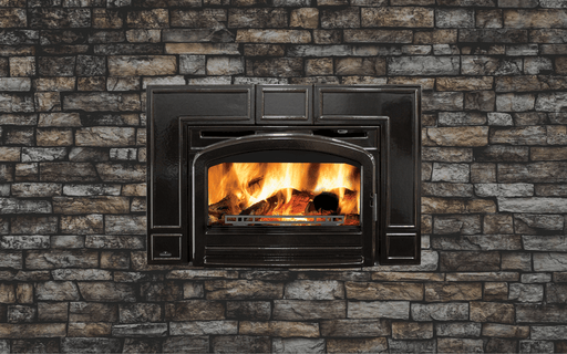 Timberwolf Wood Fireplace Insert Timberwolf - Timberwolf Wood Fireplace Insert, Cast Iron Surround and Door - TI3TN-1