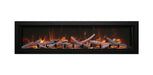 Amantii Electric Fireplace Amantii Panorama Deep & Extra Tall Full View Smart Indoor /Outdoor Built-in Electric Fireplace