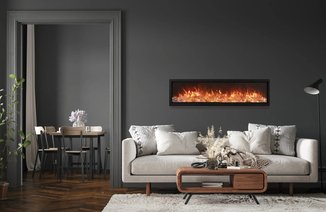 Amantii Electric Fireplace Amantii - Symmetry Bespoke Smart Indoor / Outdoor Built In Electric Fireplace