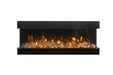 Amantii Electric Fireplace Amantii - True View Extra Tall & Extra Long Smart Indoor / Outdoor 3 Sided Built-in Electric Fireplace
