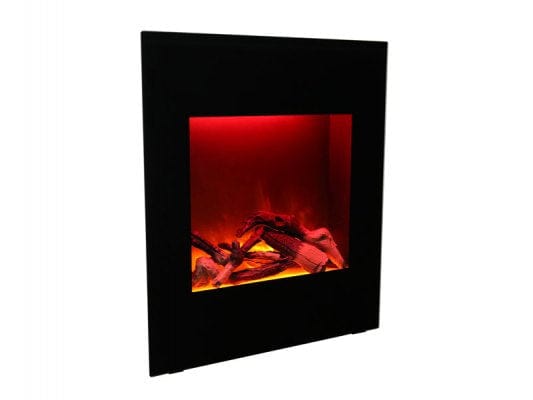 Amantii Electric Fireplace Amantii Wall Mounted or Built-in Smart Electric Fireplace - WM-BI-2428-VLR-BG