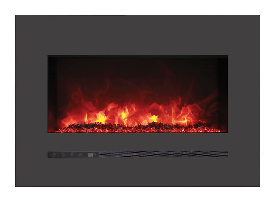 Amantii Wall Hanging Electric Fireplace Amantii - Wall Mount / Flush Mount Electric Fireplace