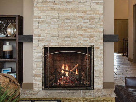 American Hearth Direct Vent Fireplace American Hearth - Renegade Clean-Face Direct-Vent Fireplace, 40TruFlame Technology, MF Remote, Nat