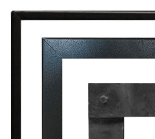 American Hearth Frame American Hearth - Forged Iron Frame, Distressed Pewter - DFF36LFPD