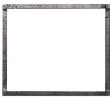 American Hearth Frame American Hearth - Forged Iron Frame, Distressed Pewter - DFF40FPD