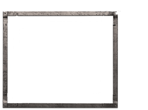 American Hearth Frame American Hearth - Forged Iron Frame, Distressed Pewter - DFF50FPD