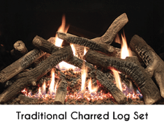 American Hearth Gas Log Set American Hearth - Log Set, Ceramic Fiber, Traditional Charred - LS36TINF