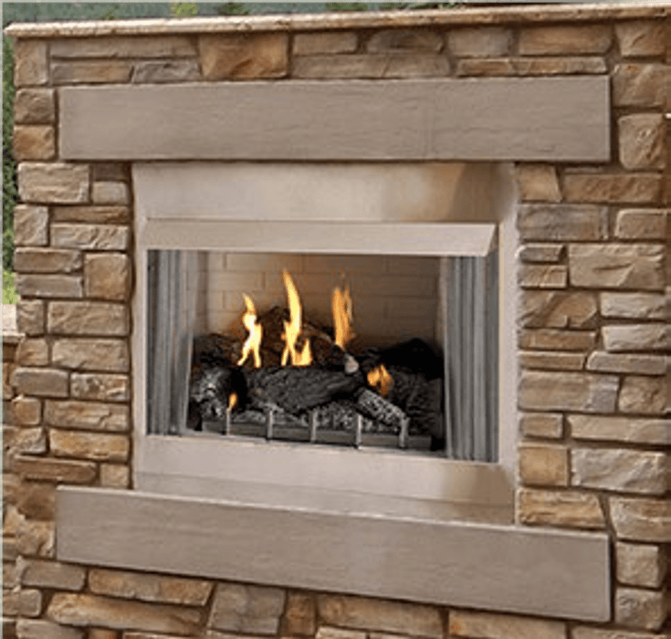 American Hearth Outdoor Fireplace American Hearth - Carol Rose Coastal Collection Outdoor Fireplace, Premium 42 Nat