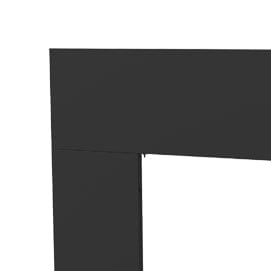 Empire Stove Surround Empire Stove - Archway 2300, Surround, Black, Cuttable (32 x 50) - WS2350TBL