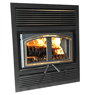 Empire Stove Wood Burning Fireplace Empire Stove - St. Clair 3000, Wood Burning Fireplace with Blower, 3.0 cu.ft., Metallic Black - WB30FP