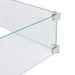 Fire Sense Glass Wind Guards Fire Sense - Tempered Glass Wind Guard for Rectangle LPG Fire Pits