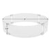 Fire Sense Glass Wind Guards Fire Sense - Tempered Glass Wind Guard for Round LPG Fire Pits