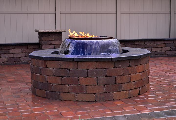 HPC Fire On Water Bowls HPC Evolution 360 Water & Fire Feature Bowl Insert Electronic Ignition