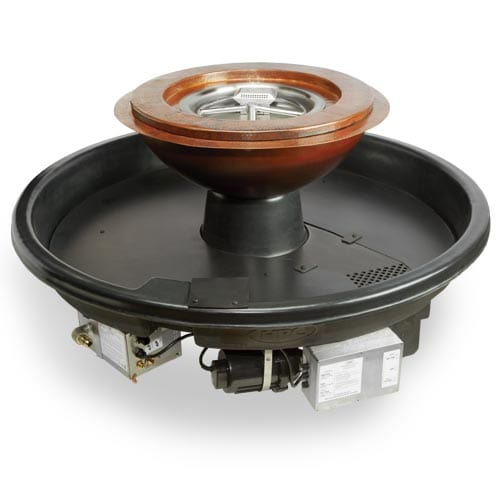 HPC Fire On Water Bowls Liquid Propane / 360 Spill HPC Evolution 360 Water & Fire Feature Bowl Insert Electronic Ignition
