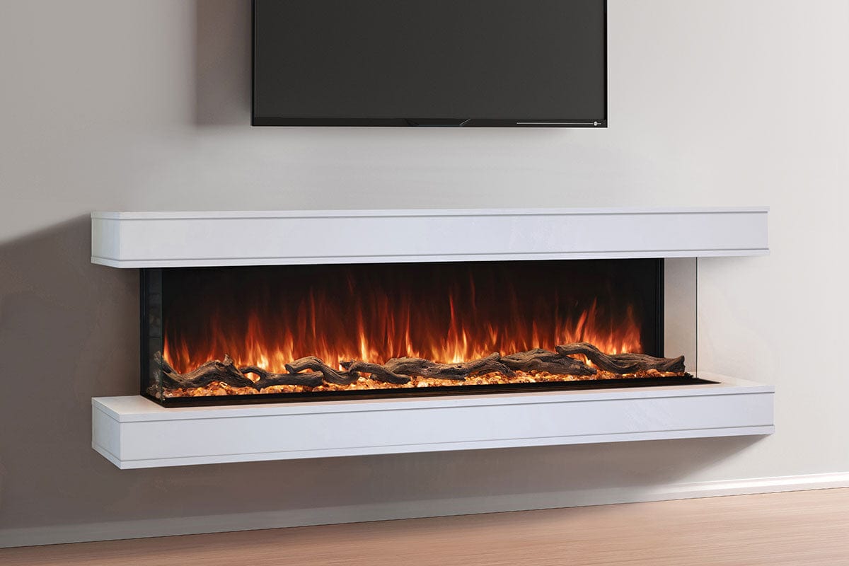 Modern Flames Electric Fireplace ModernFlames - Landscape PRO Multi-Sided Built-In Electric Fireplace - Most Versatile Design - Powerful 10K BTU Heater