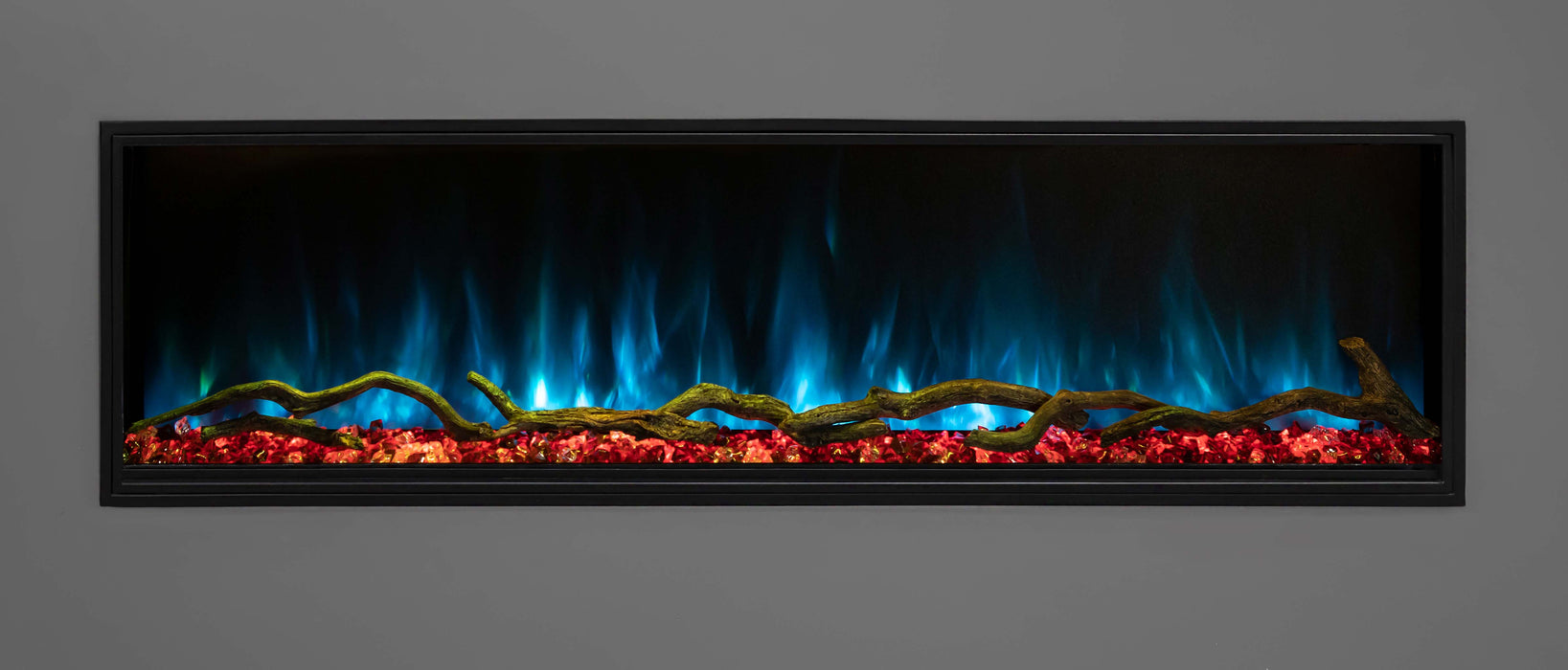 Modern Flames Electric Fireplace ModernFlames - Landscape PRO Slim Built-In Electric Fireplace - App-Based Controls - Premium Media
