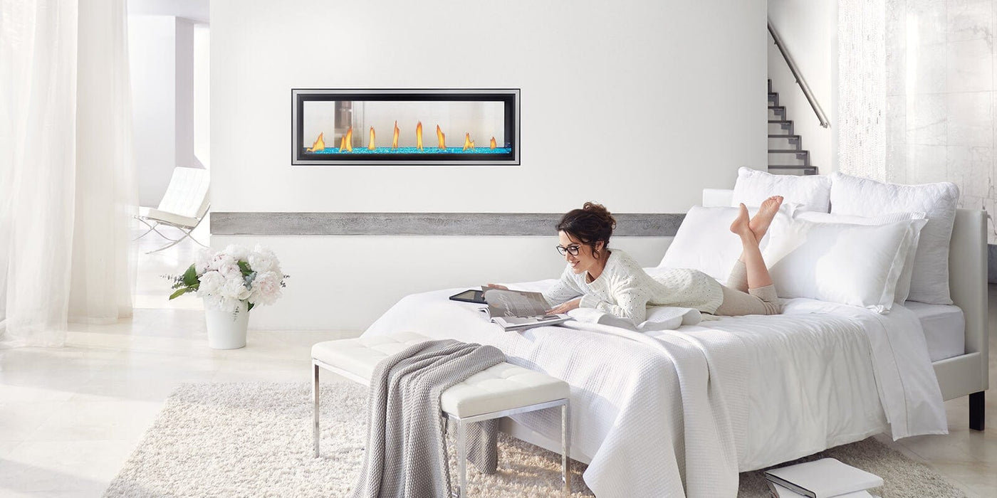 Napoleon Direct Vent Fireplace Napoleon VECTOR™ 50 Series Linear Gas Fireplace - See Through, Direct Vent, Electronic Ignition - Natural Gas / Liquid Propane