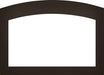 Napoleon Faceplate Napoleon Small Arched 4 Sided Faceplate - Copper (for use with 3 sided backerplate) For Oakville Series™ - GDI3N, GDI3NEA, GDIG3N, GDIX3N