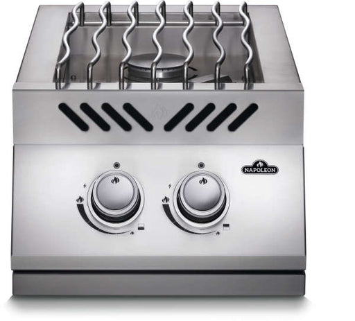 Napoleon Grills Side Burner Napoleon Grills - Built-in 500 Series Inline Dual Range Top Burner Stainless Steel with Stainless Steel Cover