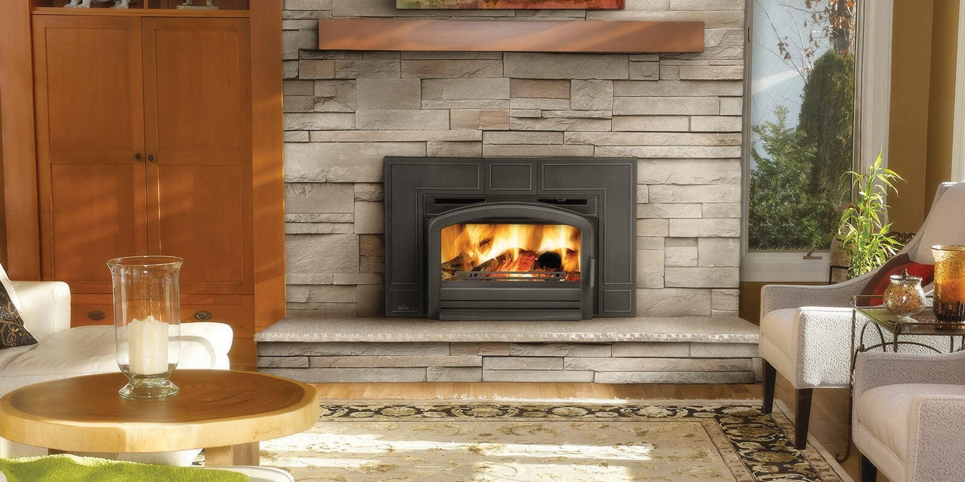 Napoleon Wood Fireplace Insert Napoleon Oakdale™ Series EPI3T Wood Fireplace Insert Black