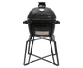 Primo Ceramic Grills Charcoal Grill Primo Ceramic Grills - Oval Junior  Freestanding Charcoal Grill All-In-One (Heavy-Duty Stand, Side Shelves, Ash Tool and Grate Lifter)