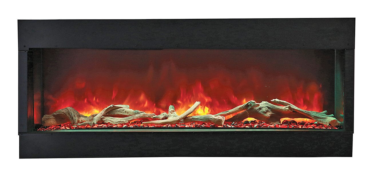 Remii Electric Fireplace 60-Bay-SLIM – 3 Sided Electric Fireplace by Remii