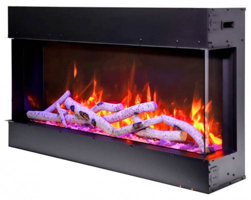 Remii Electric Fireplace 72-Bay-SLIM – 3 Sided Electric Fireplace by Remii