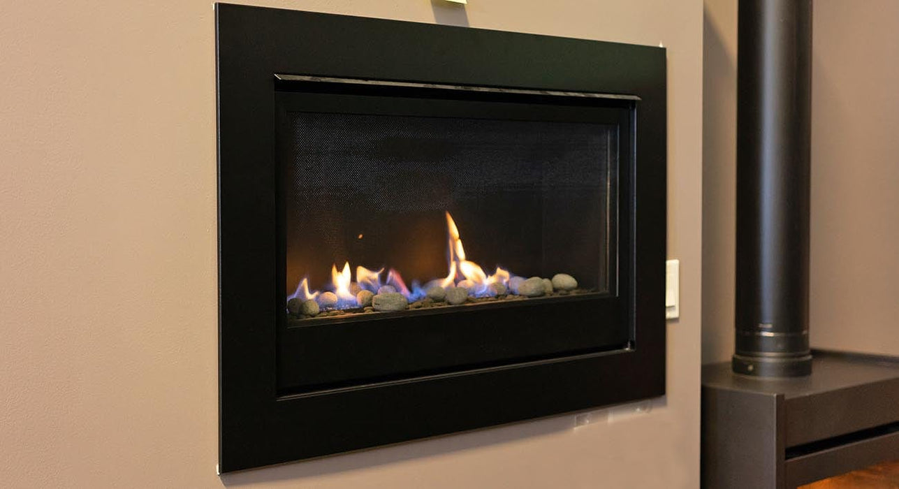 Sierra Flame Gas Fireplace Sierra Flame - Boston - 36 - Builders Linear Gas Fireplace - LP