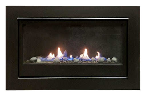 Sierra Flame Gas Fireplace Sierra Flame - Boston - 36 - Builders Linear Gas Fireplace - NG