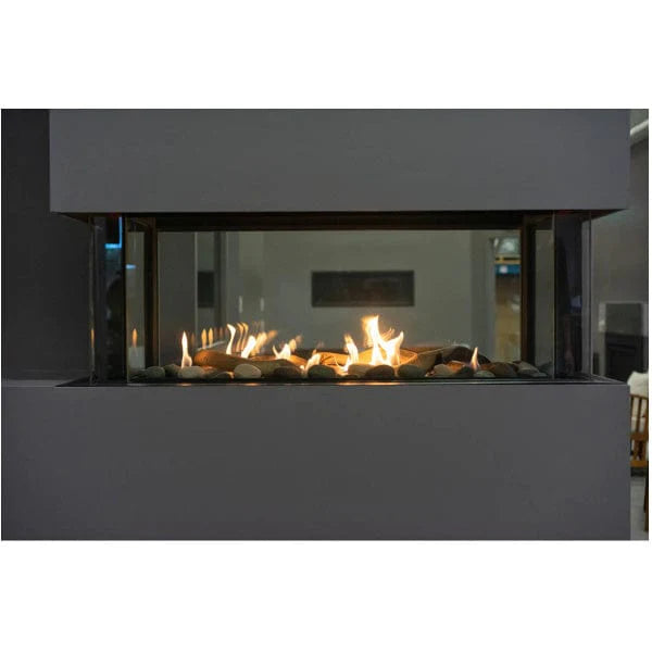 Sierra Flame Gas Fireplace Sierra Flame - Lyon - 4 Sided See Through Gas Fireplace - NG