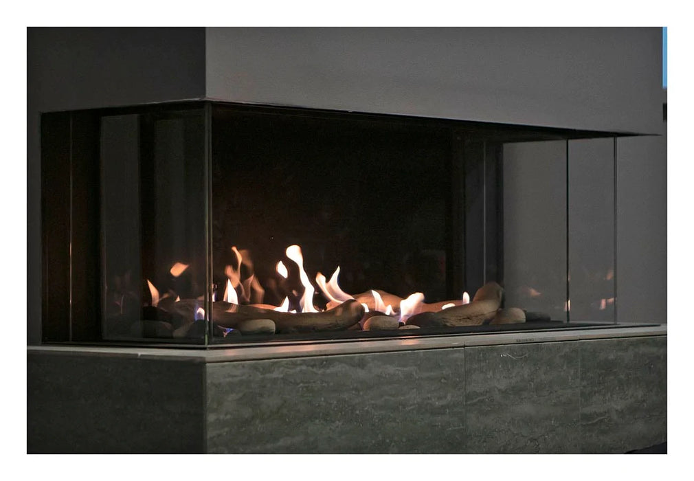 Sierra Flame Gas Fireplace Sierra Flame - TOSCANA-48" Peninsula Gas Fireplace