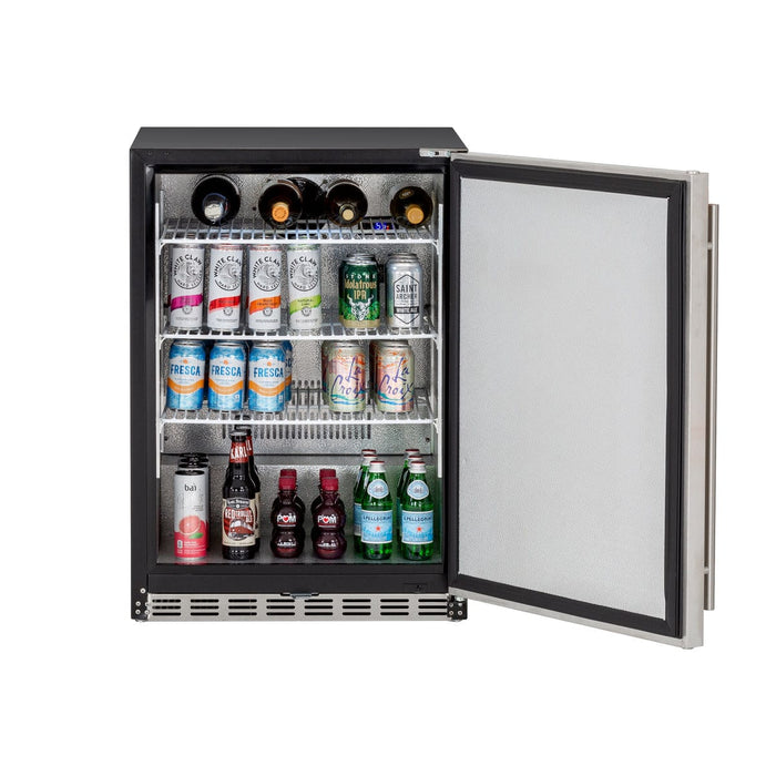 Summerset Refrigerator Summerset - Outdoor Kitchen 24" 5.3c Rated Refrigerator - 304 Stainless Steel