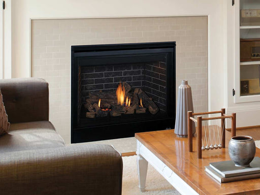Superior Direct-Vent Fireplace Superior - DRT3540 40" Direct Vent, Elec, Charred Oak Logs, Top/Rear - DRT3540DEN-C