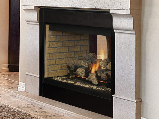 Superior Direct-Vent Fireplace Superior - DRT40PF 40" Direct Vent, Peninsula, Electric Ignition - Natural Gas - DRT40PFDEN