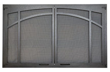 Superior Mesh Screen Superior - Arched Screen Door, Textured Iron - ASD3624-TI