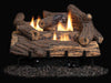 Superior Vent-Free Logs Superior - Double-Flame 18" Golden Oak Logs, Ceramic Fiber - LVD18GO-B