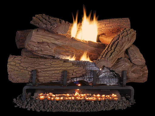Superior Vent-Free Logs Superior - Mega-Flame 36" Mossy Oak Logs, Concrete - LMF36MOA
