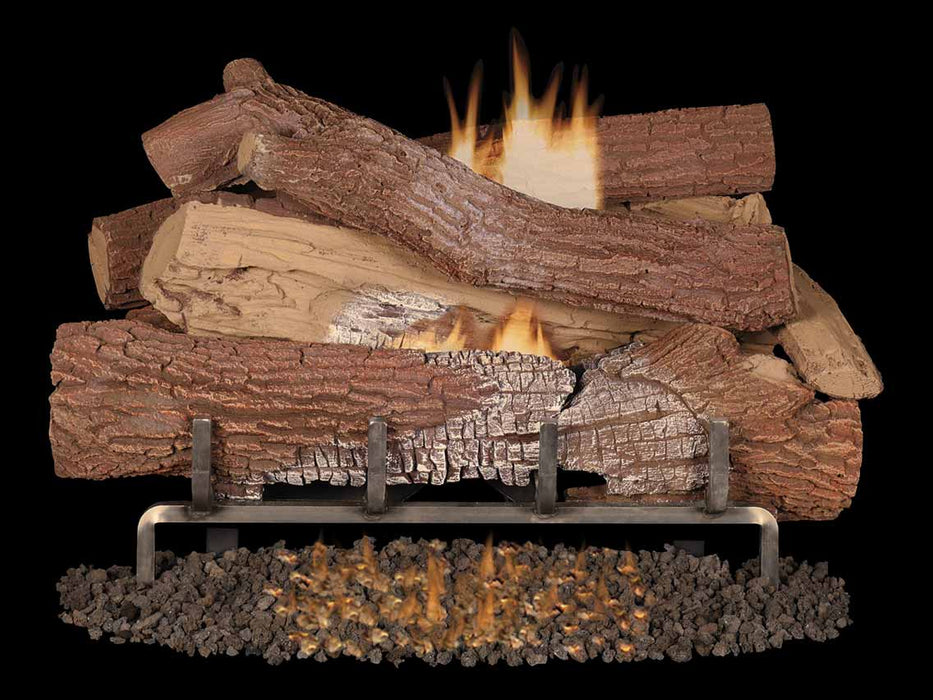 Superior Vent-Free Logs Superior - Mega-Flame Outdoor 36" Giant Timbers Logs, Concrete - LMF36GTAO