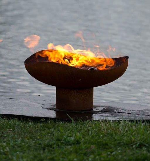 The Fire Pit Gallery Fire Bowl The Fire Pit Gallery - Mini Dune 24 inch Fire Pit Camping Firebowl Cylinder Base Match Lit & Wood Burning