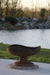 The Fire Pit Gallery Fire Bowl The Fire Pit Gallery - Sand Dune Fire Bowl  Pedestal Base Match Lit & Wood Burning