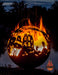The Fire Pit Gallery Fire Pit Spheres The Fire Pit Gallery - Lest We Forget 37" Sphere Flat Steel Base Electronic Ignition, Match Lit & Wood Burning
