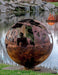 The Fire Pit Gallery Fire Pit Spheres The Fire Pit Gallery - Lest We Forget 37" Sphere Flat Steel Base Electronic Ignition, Match Lit & Wood Burning