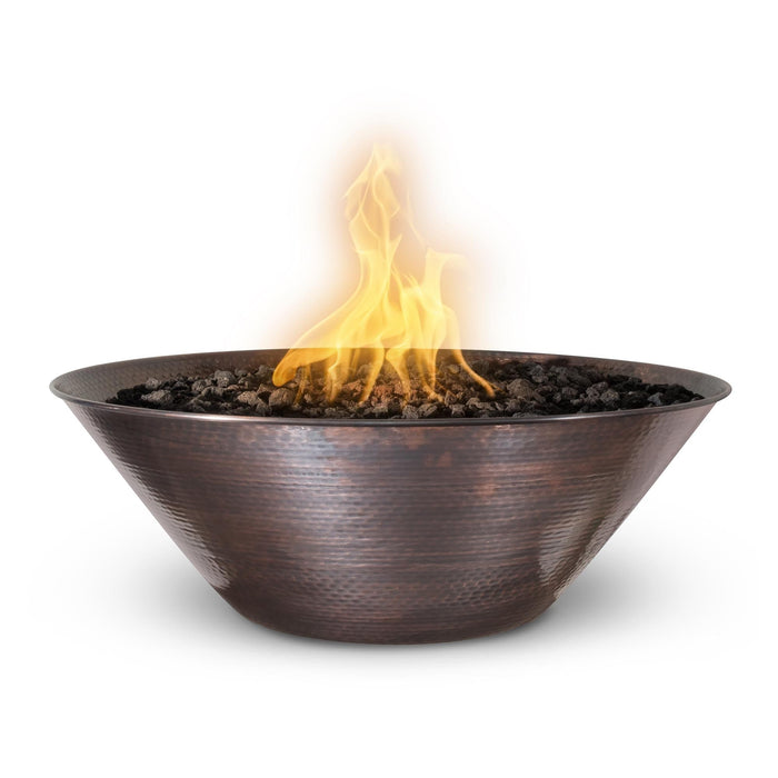 The Outdoor Plus Fire Bowl 31" Remi Hammered Copper Fire Bowl -  Commerical Grade & CSA Certified